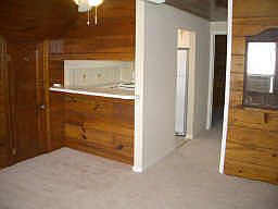 Looking from the living room towards kitchen.