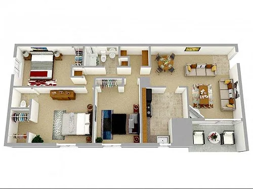 Floor plan The Charleston