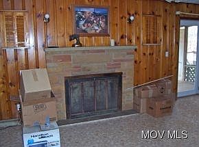 gas fireplace in family room