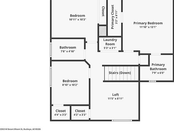 3rd image of 22553 W Desert Bloom St