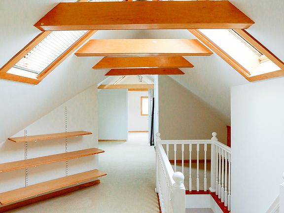 Upper floor with 2 small rooms. open space and bathroom