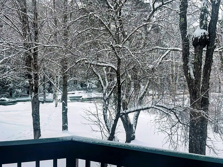 River view from the deck