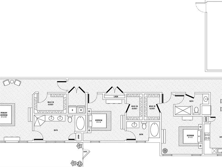HONEYSUCKLE | 3 bed - 3 bath Floor Plan HONEYSUCKLE | 3 bed - 3 bath Floor Plan