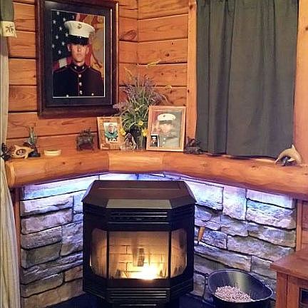 Rustic Pellet Stove