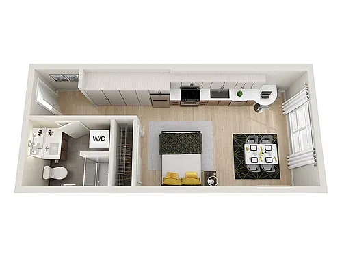 Floor plan Studio J