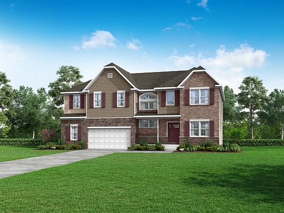 Elevation B opt Brick and Stone