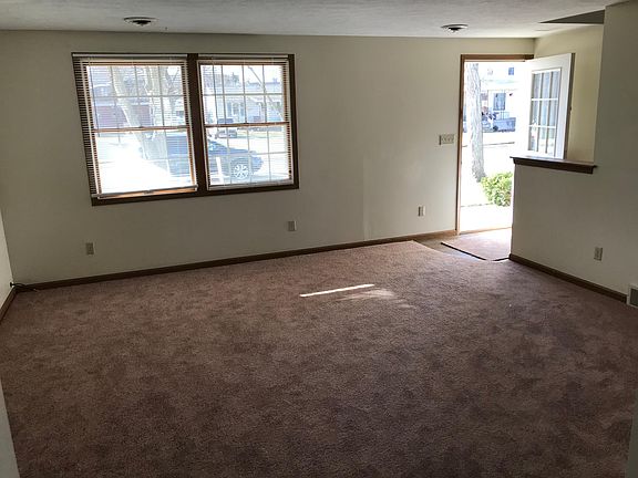 living room with front entrance facing State St.