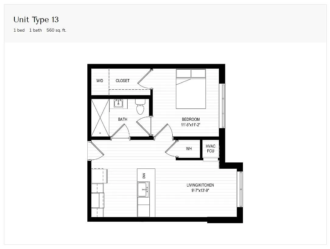 Floor plan Unit Type 13