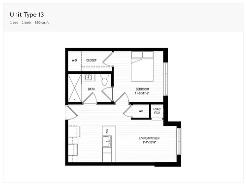 Floor plan Unit Type 13