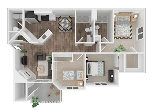 Floor plan 3x2 Reno