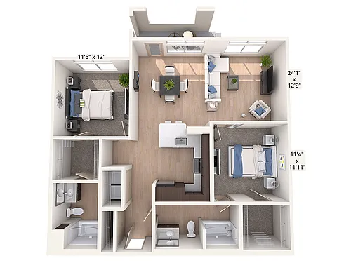 Floor plan B11-B-Esp