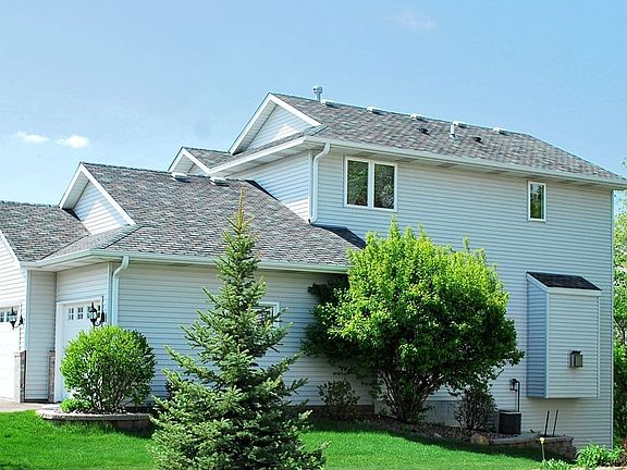 North side of home