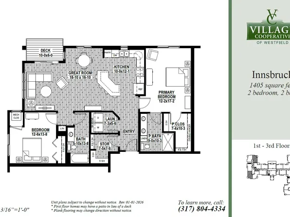 Innsbruck Plan, Village Cooperative of Westfield (Active Adults 62+)
