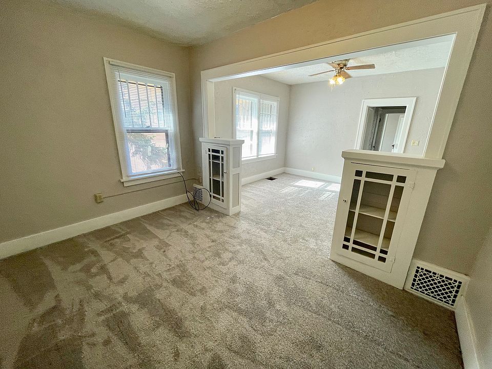 Living Room/Dining Room with Built-ins.