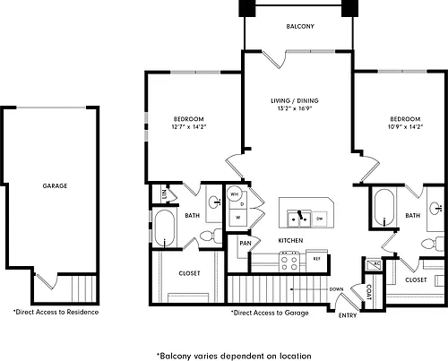 Floor plan B1G