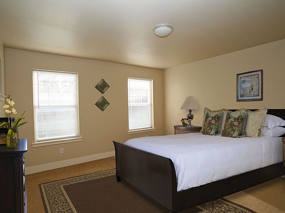 Exceptional Master suite is roomy and has walk in closet and 5 piece bath