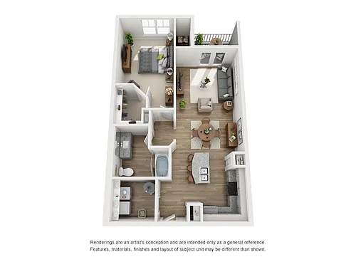 Floor plan The Sabine