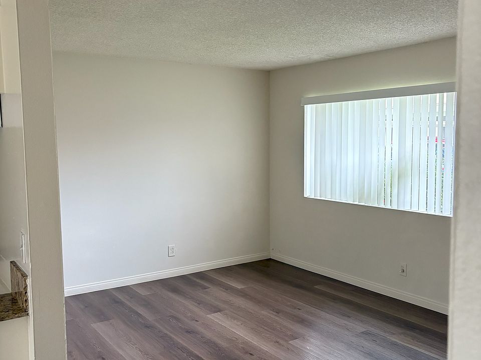 Living/dining room with new flooring