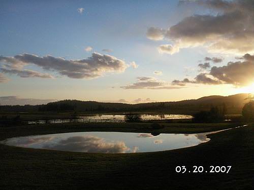 Evening sunset...