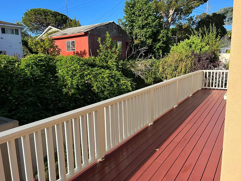 View from deck