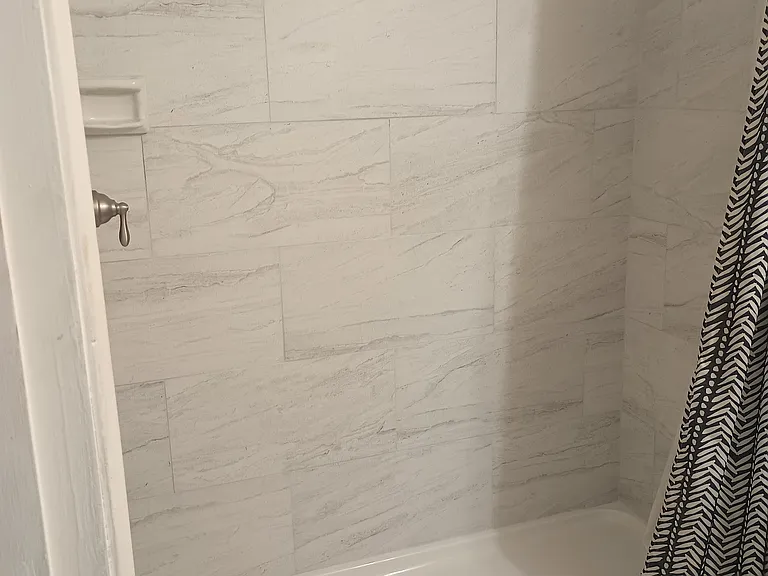 brand new walk in Shower, super nice