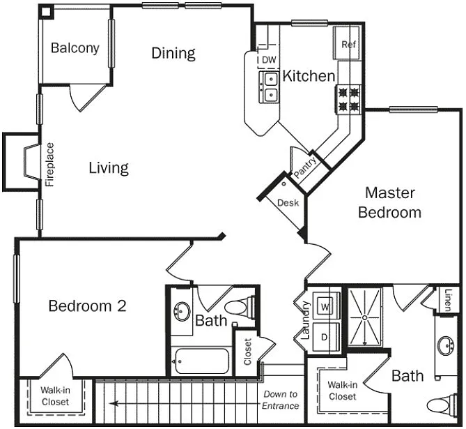 Floor plan Champagne