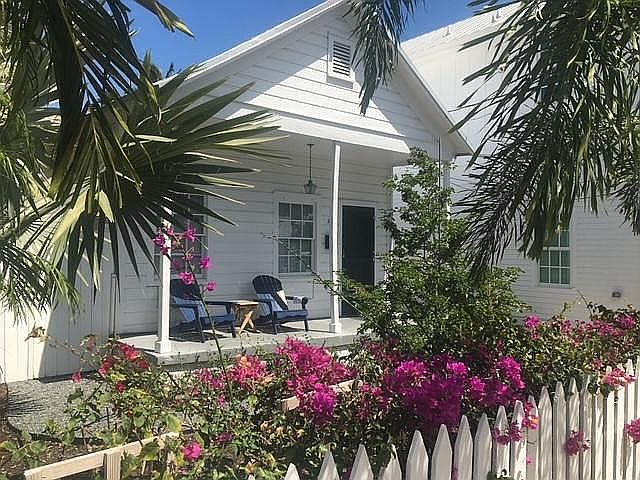 Enjoy the front porch and greenery
