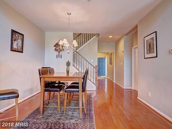 Gleaming hardwd flrs in foyer,living and dining rm