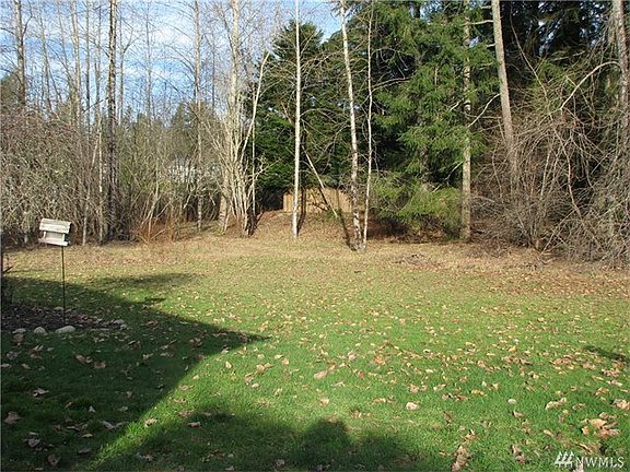 Back yard overlooking the open space.