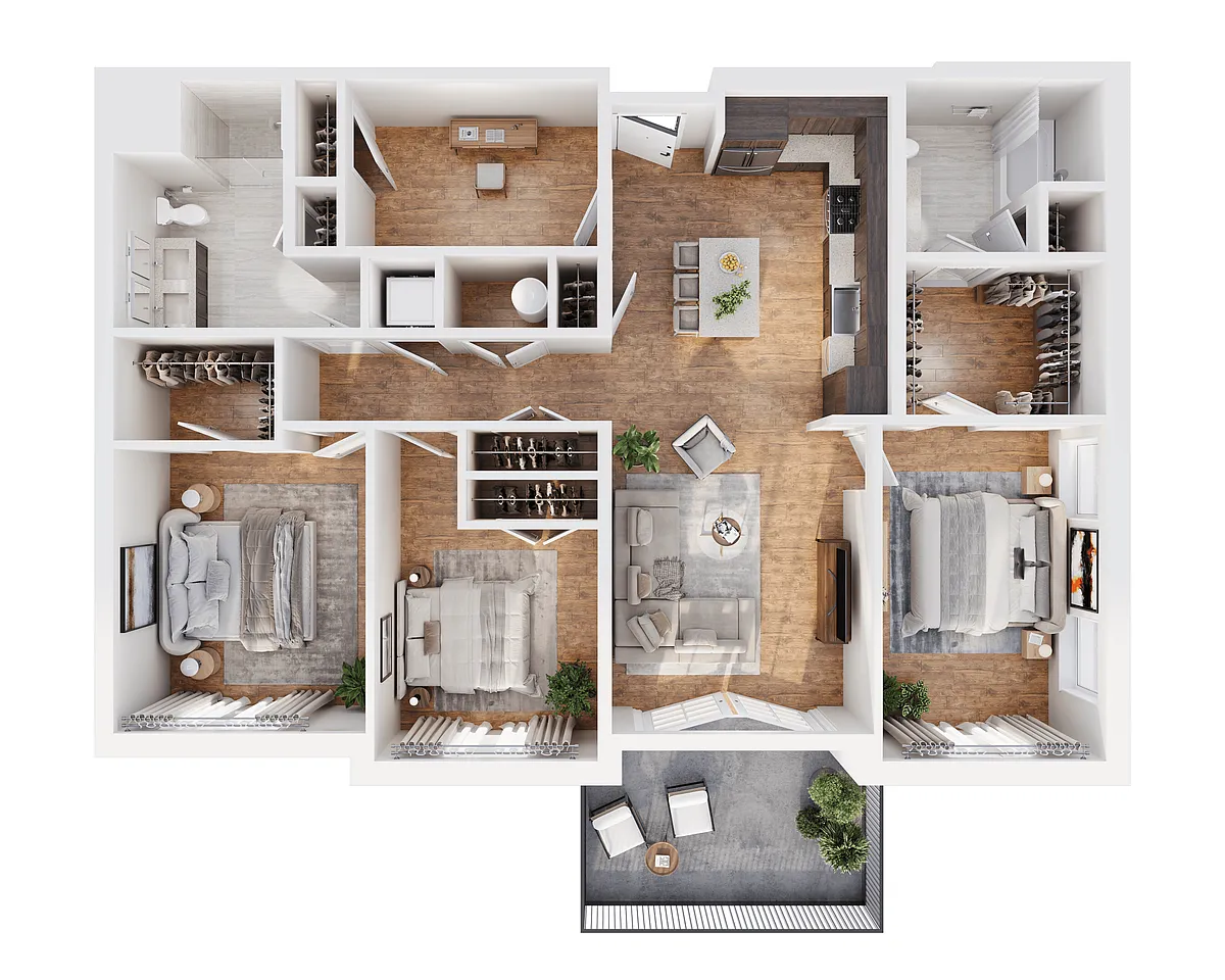 Floor plan Sherbrooke