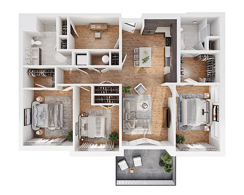 Floor plan Sherbrooke