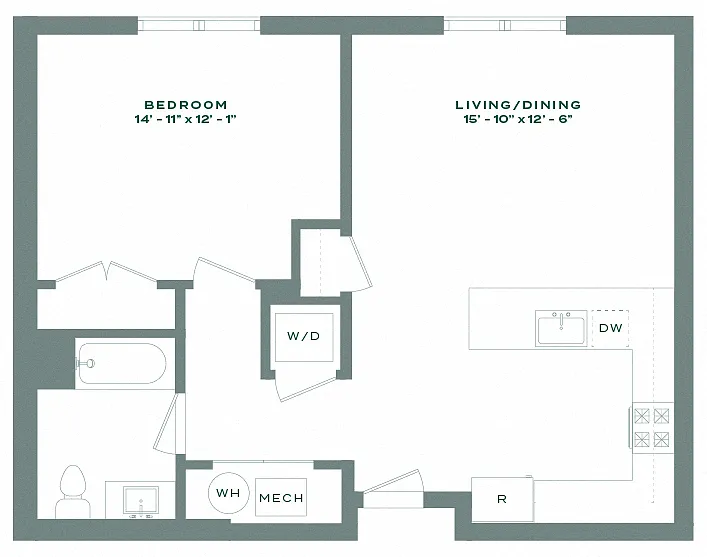 Floor plan A01