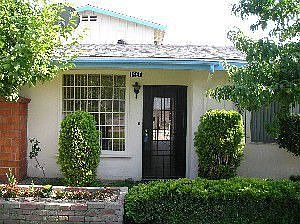 landscaped front entrance