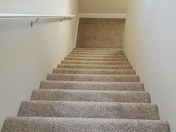 View from top of stairs