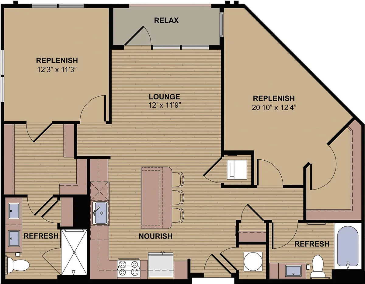 Floor plan B2B