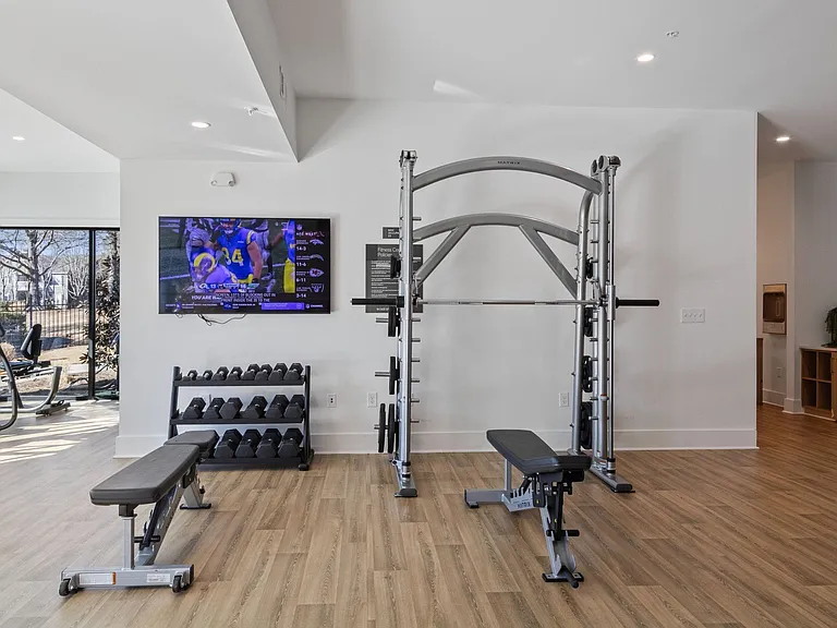Strength training space that makes it easy to stay consistent