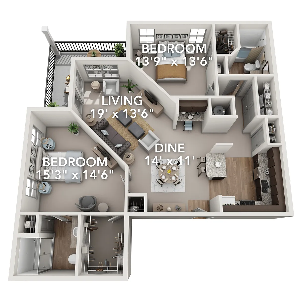 Floor plan B3