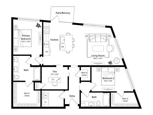 Floor plan B51A