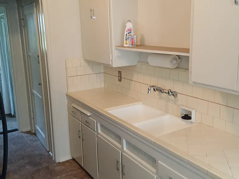Kitchen sink area