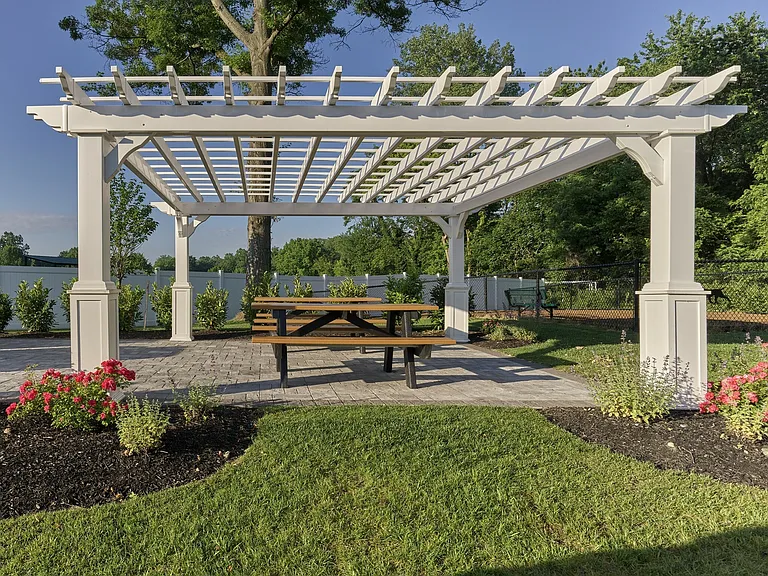 Outdoor dinning awaits for you to enjoy
