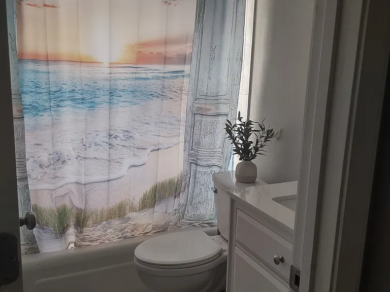 Secondary bathroom w tub/shower