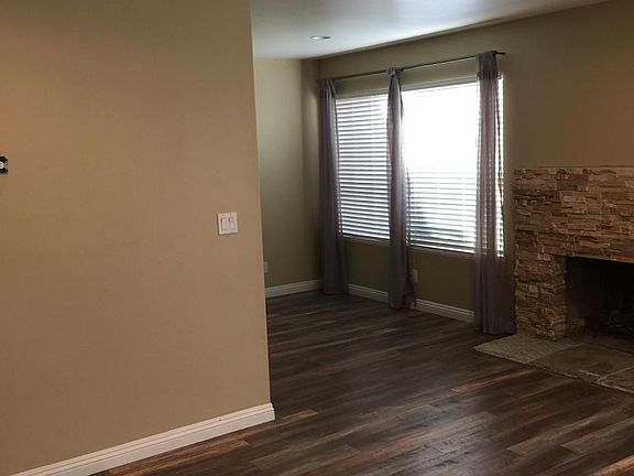 Fireplace in master suite