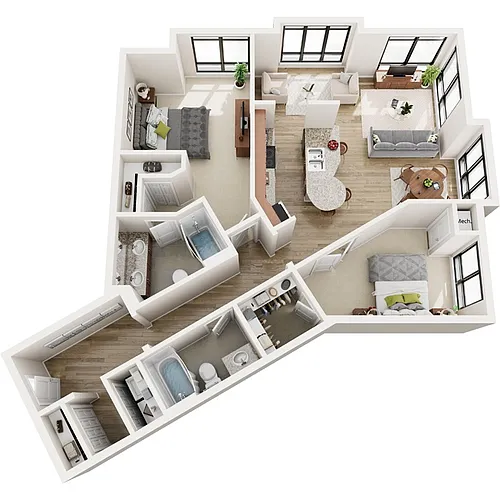 Floor plan P1