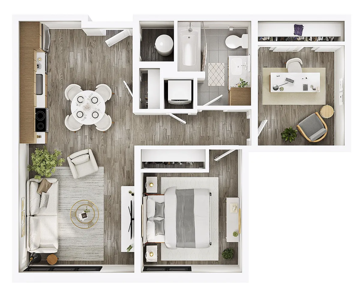 Floor plan B-C2