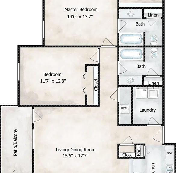 Wynnewood Floorplan Diagram