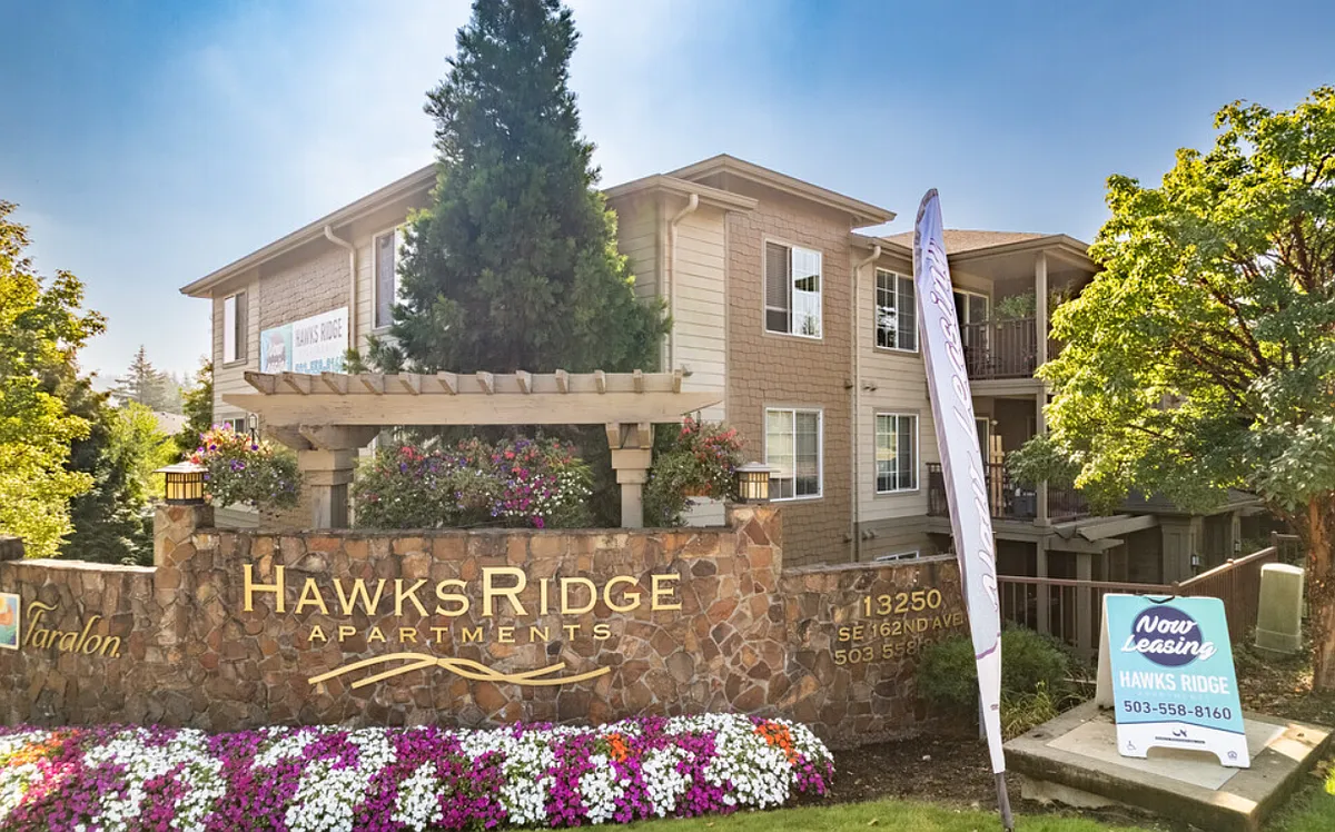 Main Entrance - Hawks Ridge Apartments