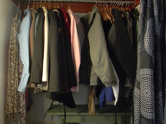 front closet interior