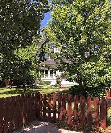 Front view from College Ave