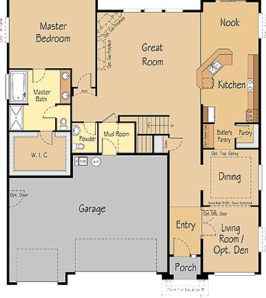 Example of Ponderosa Floor Plan