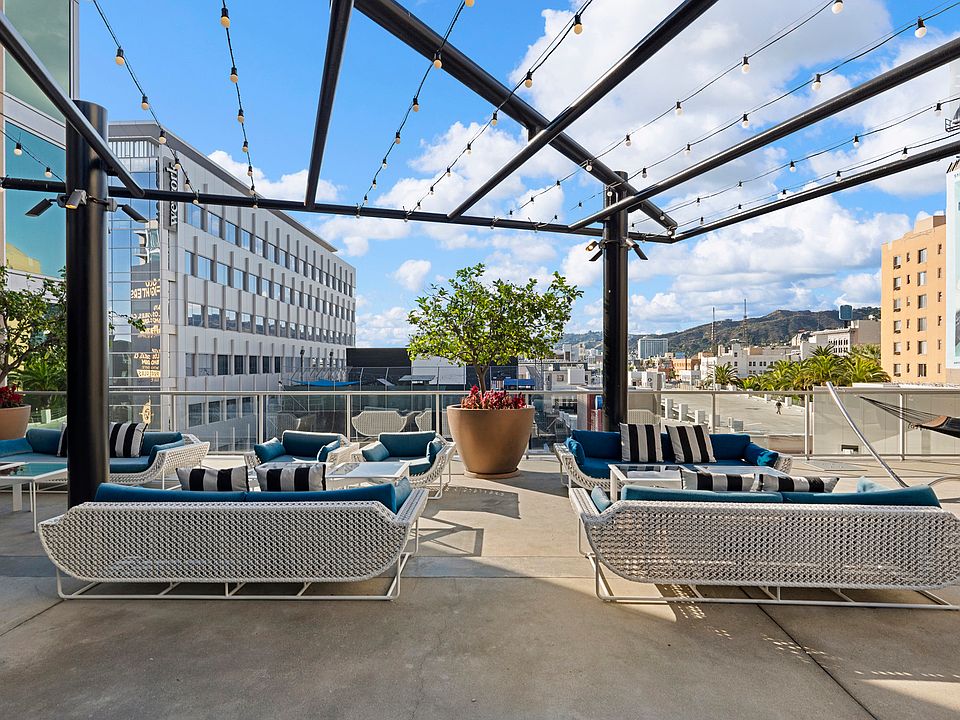 Sun Balcony at 1600 Vine in Hollywood, CA.